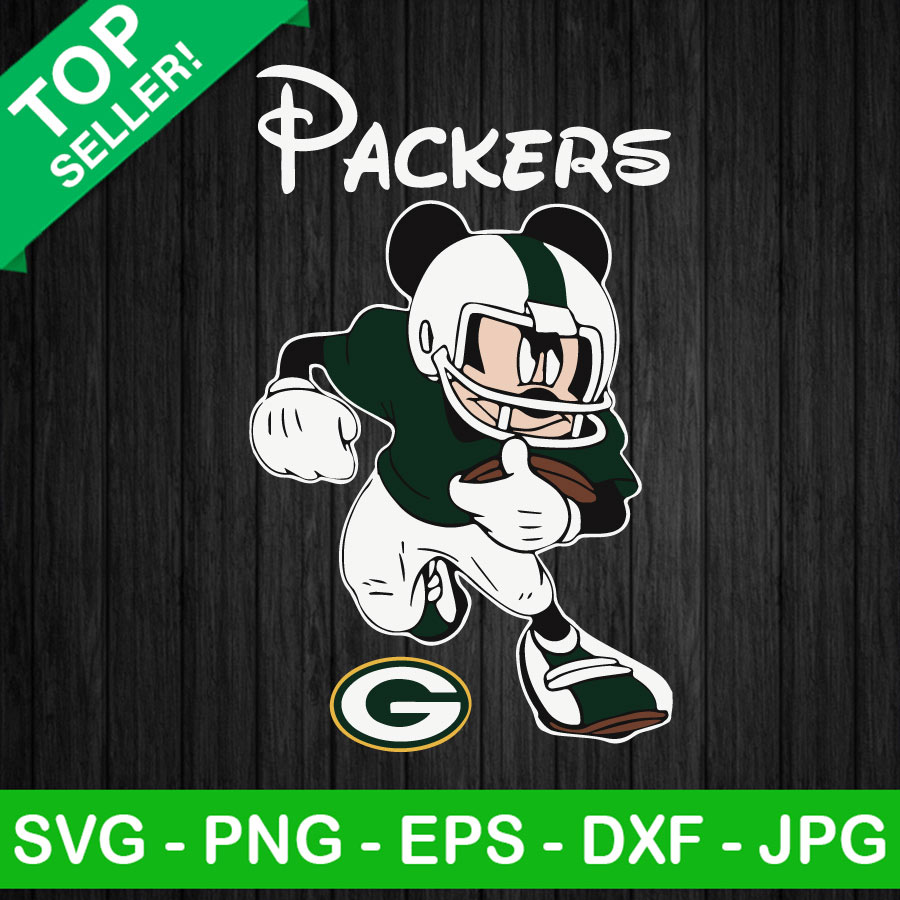 NFL Green Bay Packers Disney Mickey Minnie SVG Cricut File