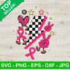 Peace Breast Cancer SVG