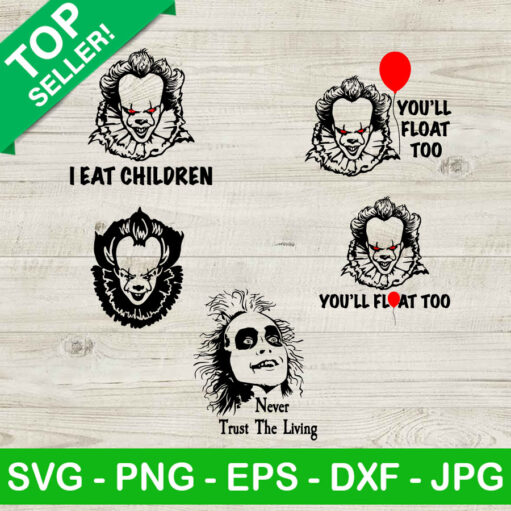 Pennywise Face Bundle Svg