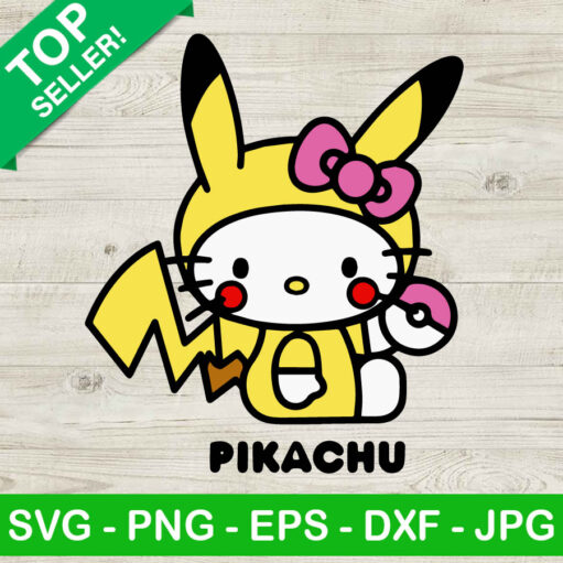 Pikachu Kitty Svg