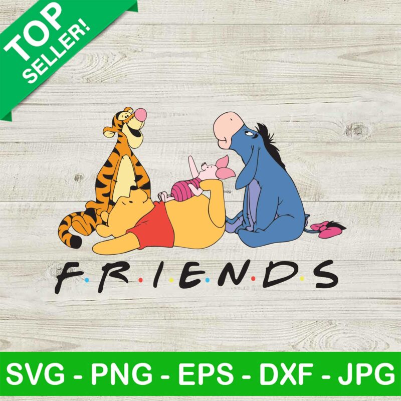 Winnie Pooh And Friends SVG
