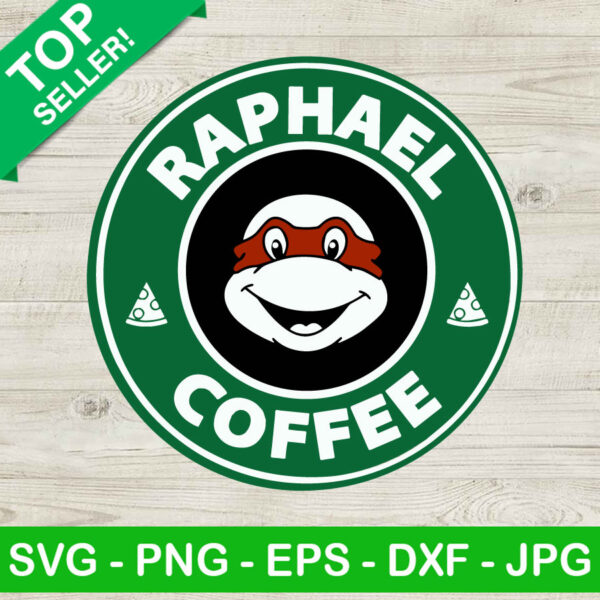Raphael Ninja Turtle Coffee SVG