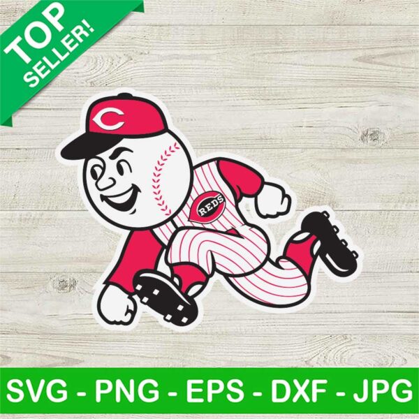 Cincinnati Reds Logo SVG, Cincinnati Reds Baseball Logo SVG, MLB Logo SVG PNG DXF EPS