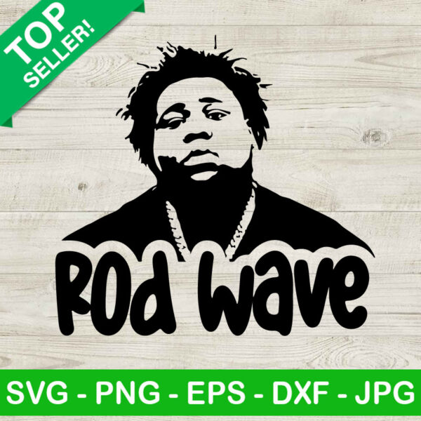 Rod Wave Face SVG, Rod Wave American Rapper SVG, Rapper SVG, Hip Hop SVG