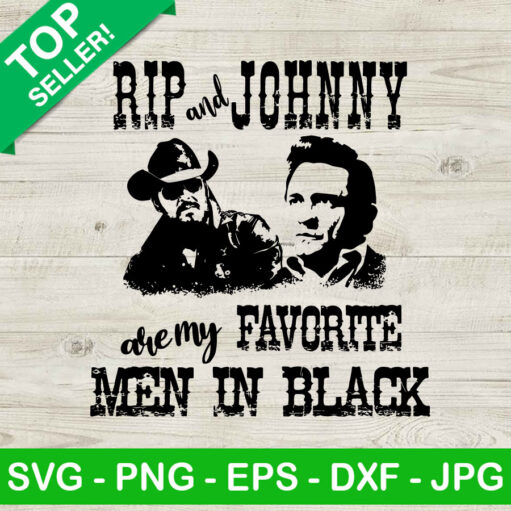 Rip And Johnny My Favorite Men In Black Svg