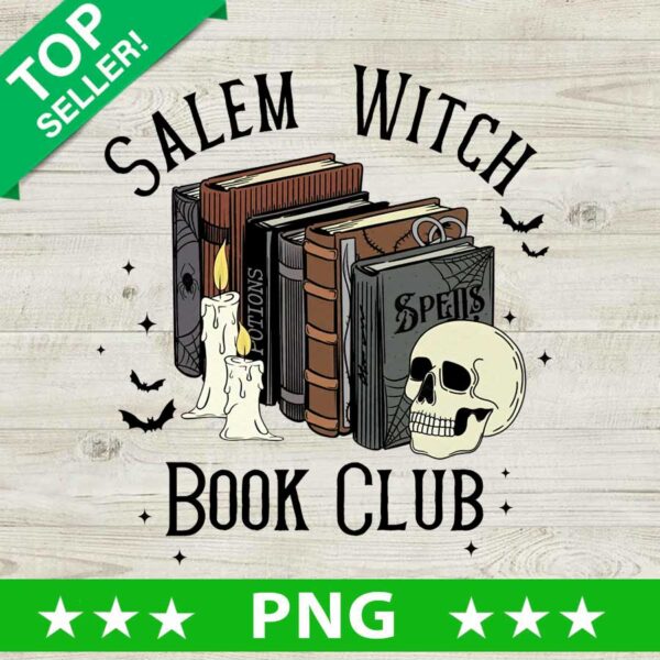 Salem Witch Book Club PNG