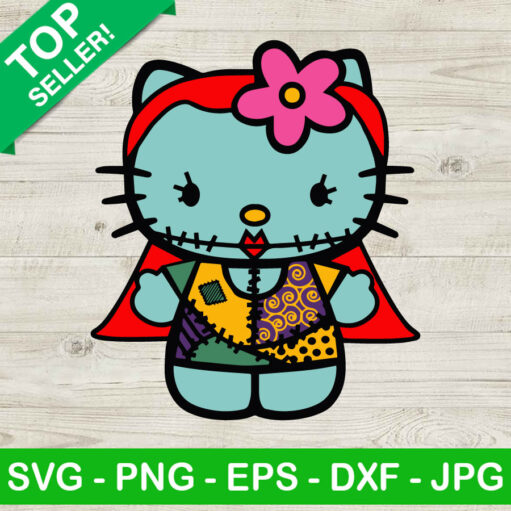 Hello Kitty Sally Halloween SVG