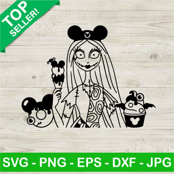 Sally Skellington Disney Snacks SVG