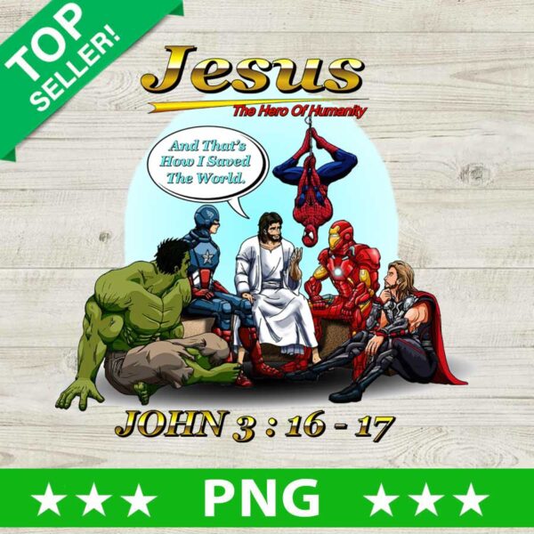 Jesus The Hero Of Humanity PNG