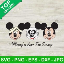 Halloween Mickey's Not So Scary SVG