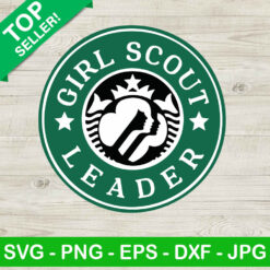 Girl Scout leader Starbucks SVG, Girl Scouts of the USA SVG, Girl Scouts Starbucks coffee SVG