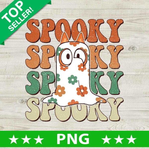 Spooky Bingo Bluey Halloween PNG, Spooky Bingo Sublimation transfer PNG, Bluey Halloween Costume Transfer PNG