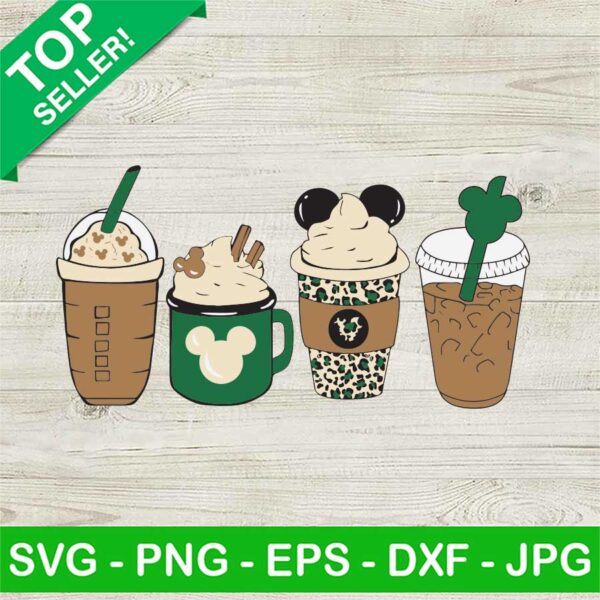 Disney Snacks Coffee SVG