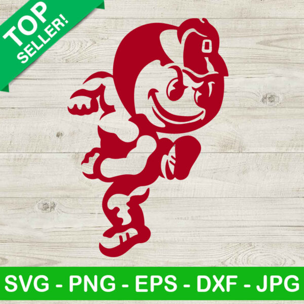 Ohio State Brutus Buckeye SVG, Brutus Buckeye SVG, Ohio State Brutus SVG, Ohio State Buckeyes Mascot SVG