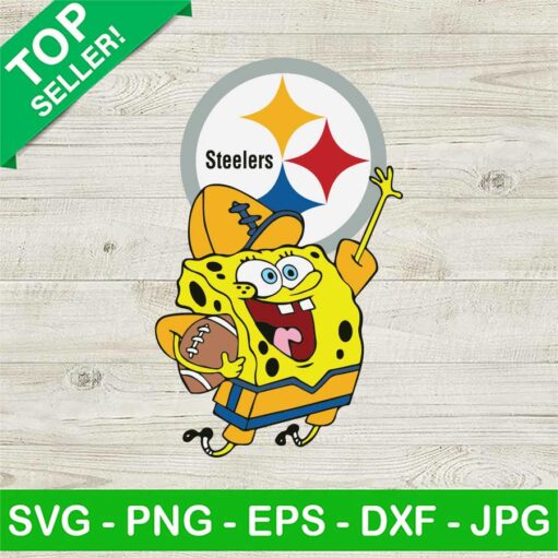 Spongebob Pittsburgh Steeler Nfl Svg