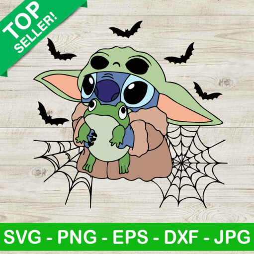 Stitch Costume Yoda Halloween Svg