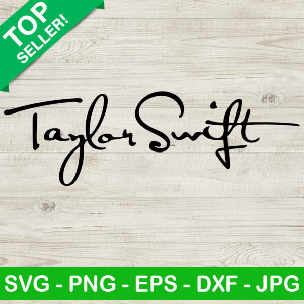 Taylor Swift Signature SVG