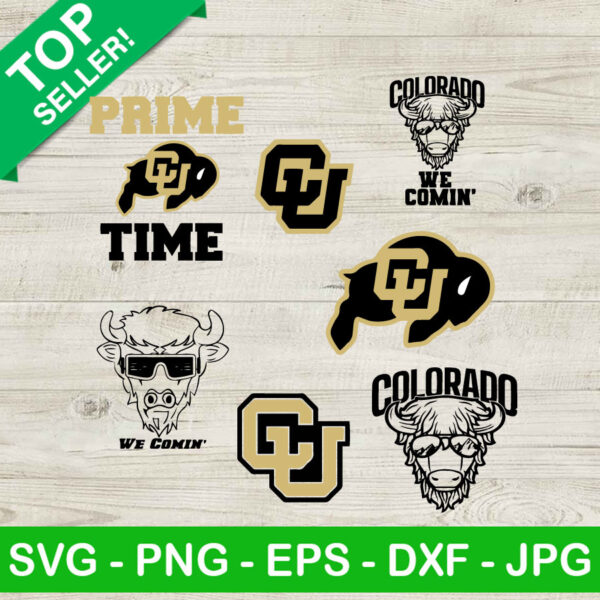 Colorado Buffalo We Comin' SVG bundle