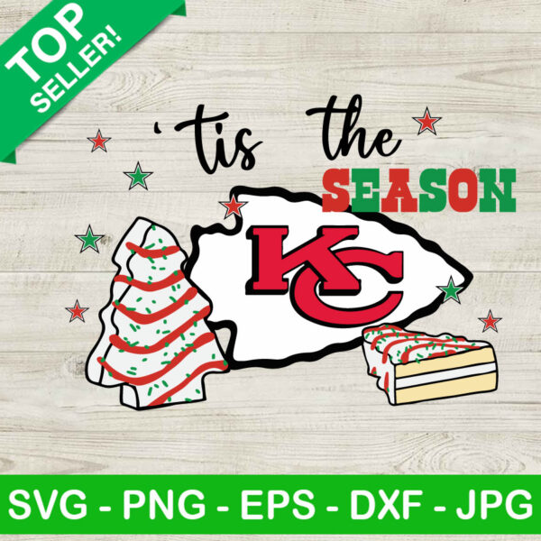Tis The Season KC Chiefs SVG