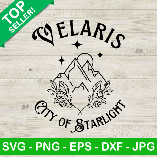 Velaris City of Starlight SVG