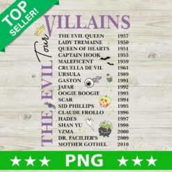 Villains Evil Tour PNG