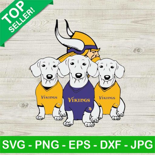 Minnesota Vikings Dog SVG