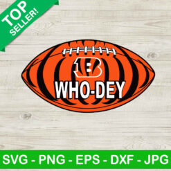 Cincinnati Bengals Who Dey Ball SVG
