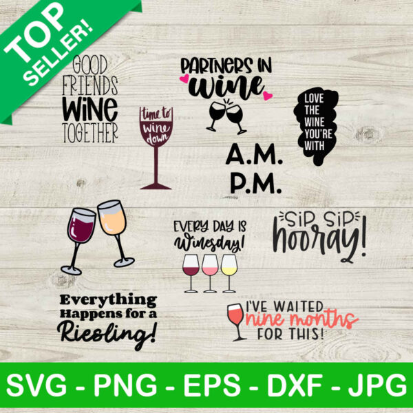 Every Day Is Winesday SVG