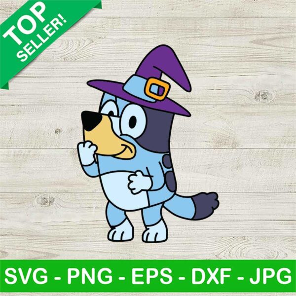 Bluey Witches Halloween SVG, Bluey Characters SVG, Trick Or Treat SVG Cricut