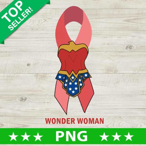 Wonder Woman Pink Ribbon PNG