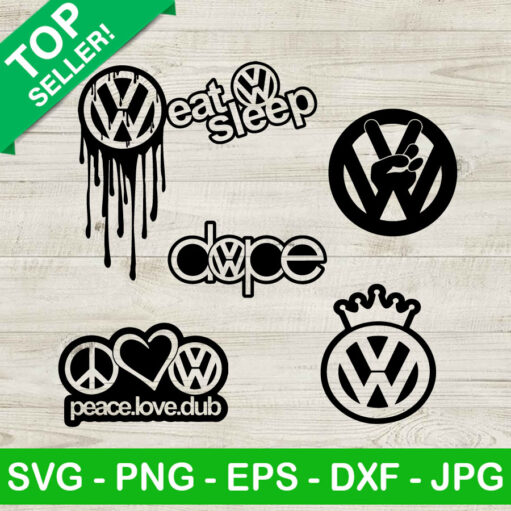 Volkswagen Logo SVG bundle