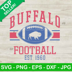 Buffalo Bills Football Est 1960 SVG