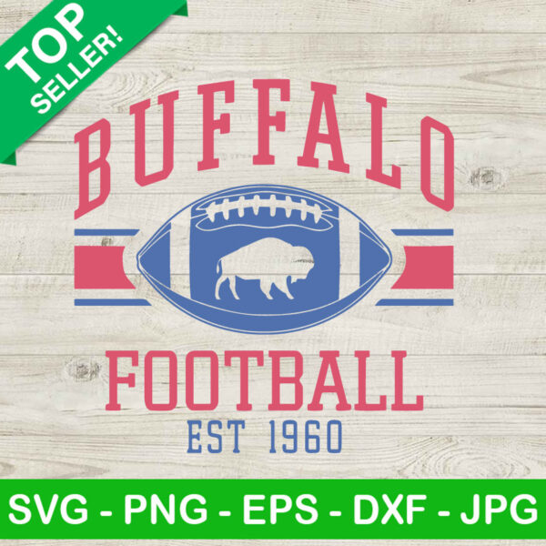Buffalo Bills Football Est 1960 SVG