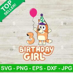 Bingo Birthday Girl SVG