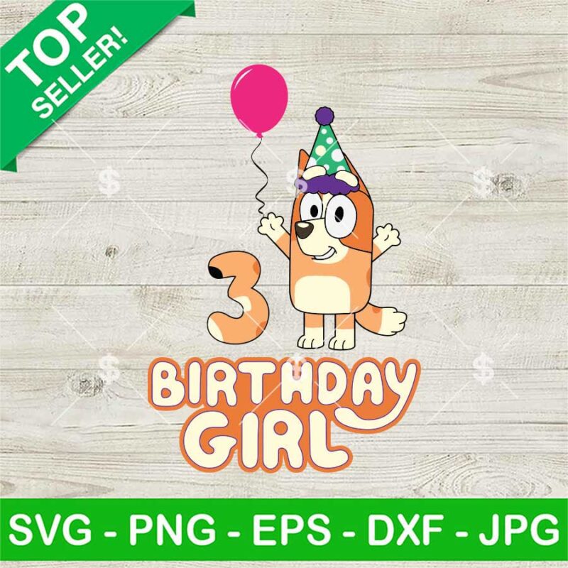 Bingo Birthday Girl SVG