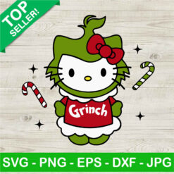Kitty Grinch SVG