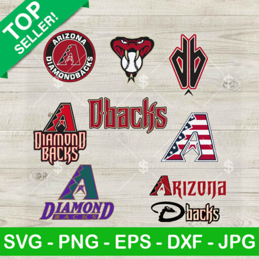 Arizona Diamondbacks Baseball Bundle SVG