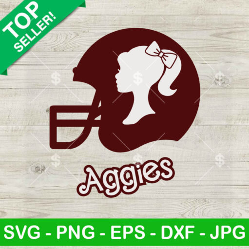 A&M Aggies Football Barbie SVG