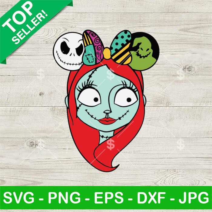 Sally Head The Nightmare Before SVG