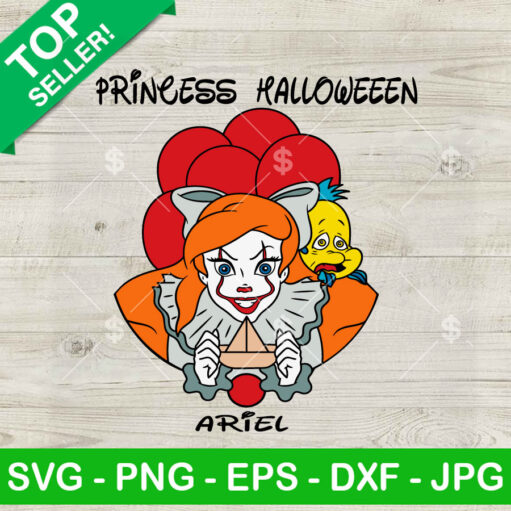 Princess Ariel Halloween SVG