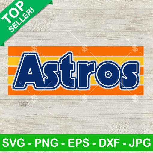 Vintage Houston Astro Baseball SVG