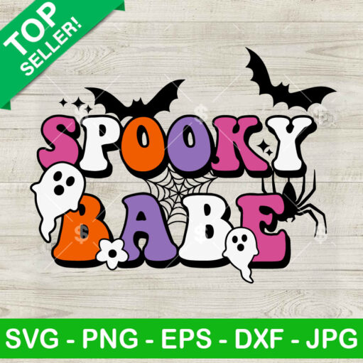 Halloween Spooky Babe Svg