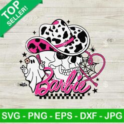 Barbie Cow Skull Halloween SVG
