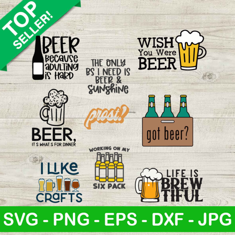 Wish You Were Beer SVG Bundle