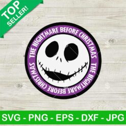 Jack Nightmare Before Christmas Coffee SVG