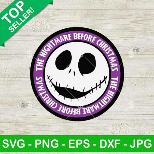 Jack Nightmare Before Christmas Coffee Svg