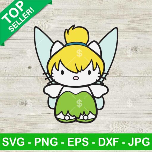 Hello Kitty Tinkerbell Svg