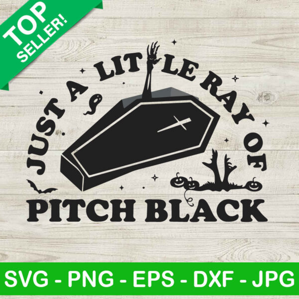 Just A Little Ray Of Pitch Black SVG