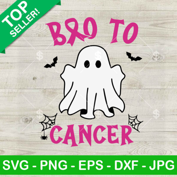 Boo To Cancer SVG PNG