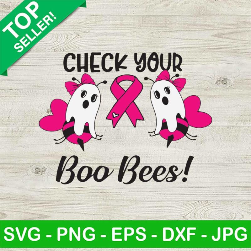 Check Your Boo Bees SVG